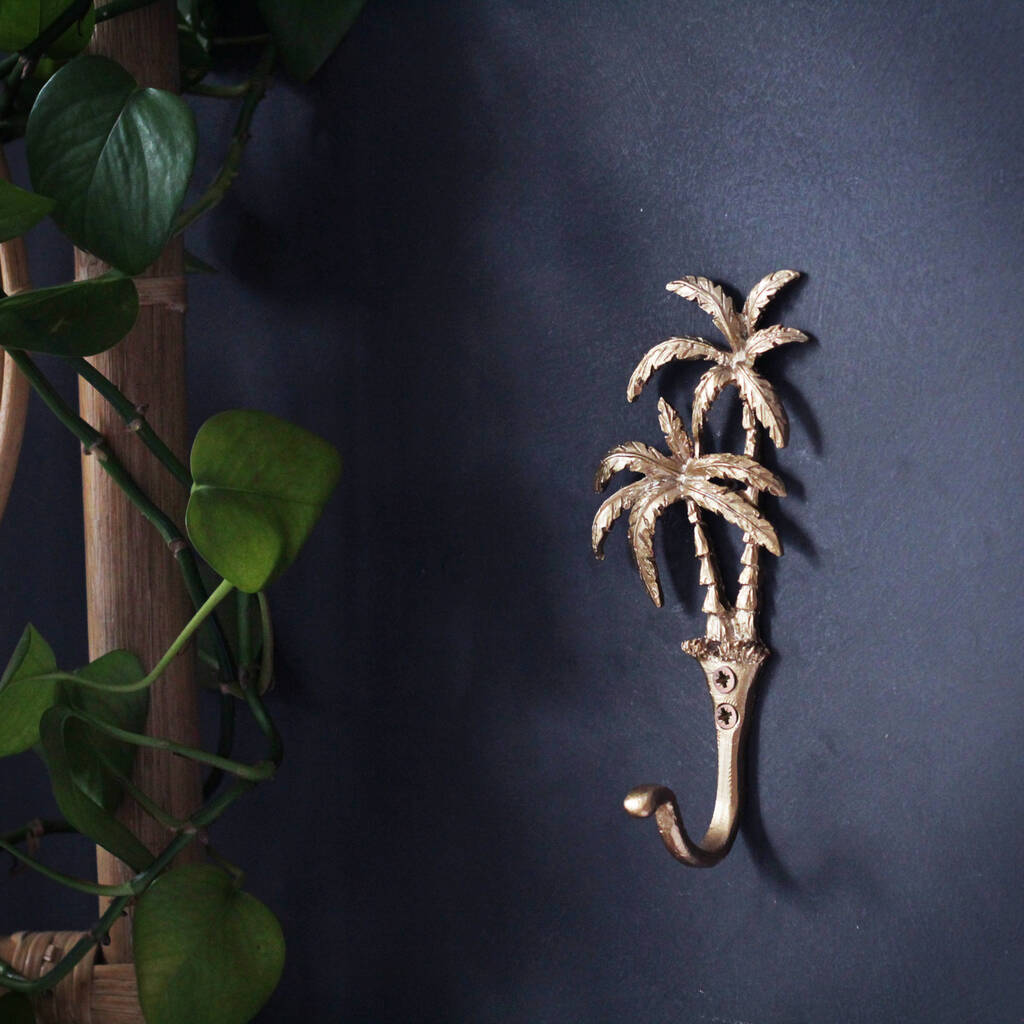Gold Palm Tree Hook, 1 of 2