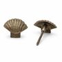 Ocean Inspired Brass Seashell Knob, thumbnail 1 of 8