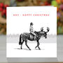 Hay Happy Christmas To You, Horse Themed Christmas Card, thumbnail 1 of 2
