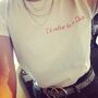 'I'd Rather Be In Ibiza' Embroidered T Shirt, thumbnail 6 of 9