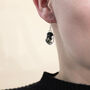Queen Anne Lace Face Pressed Flower Earrings, thumbnail 1 of 2