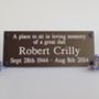 Personalised Memorial Bench Plaque, thumbnail 6 of 7