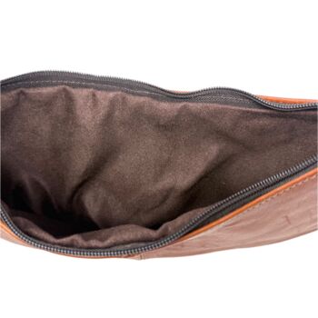 Half Moon Leather Shoulder Bag – Handmade With Braided Handle, 11 of 12