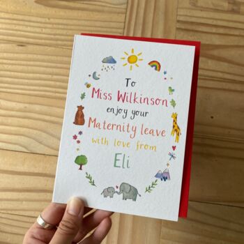 Personalised Maternity Leave Card, 3 of 6