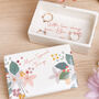 Personalised Floral Jewellery Box, thumbnail 4 of 4