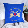 A Hug For Granny Personalised Cushion Isolation Gift, thumbnail 1 of 3