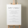 Elegant Wedding Sweet Station Sign 'Chelsea', thumbnail 4 of 9