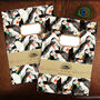 Improbability Of Puffins Lined And Plain Notebook Set, thumbnail 1 of 7