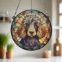 Poodle Stained Glass Effect Suncatcher, thumbnail 4 of 6