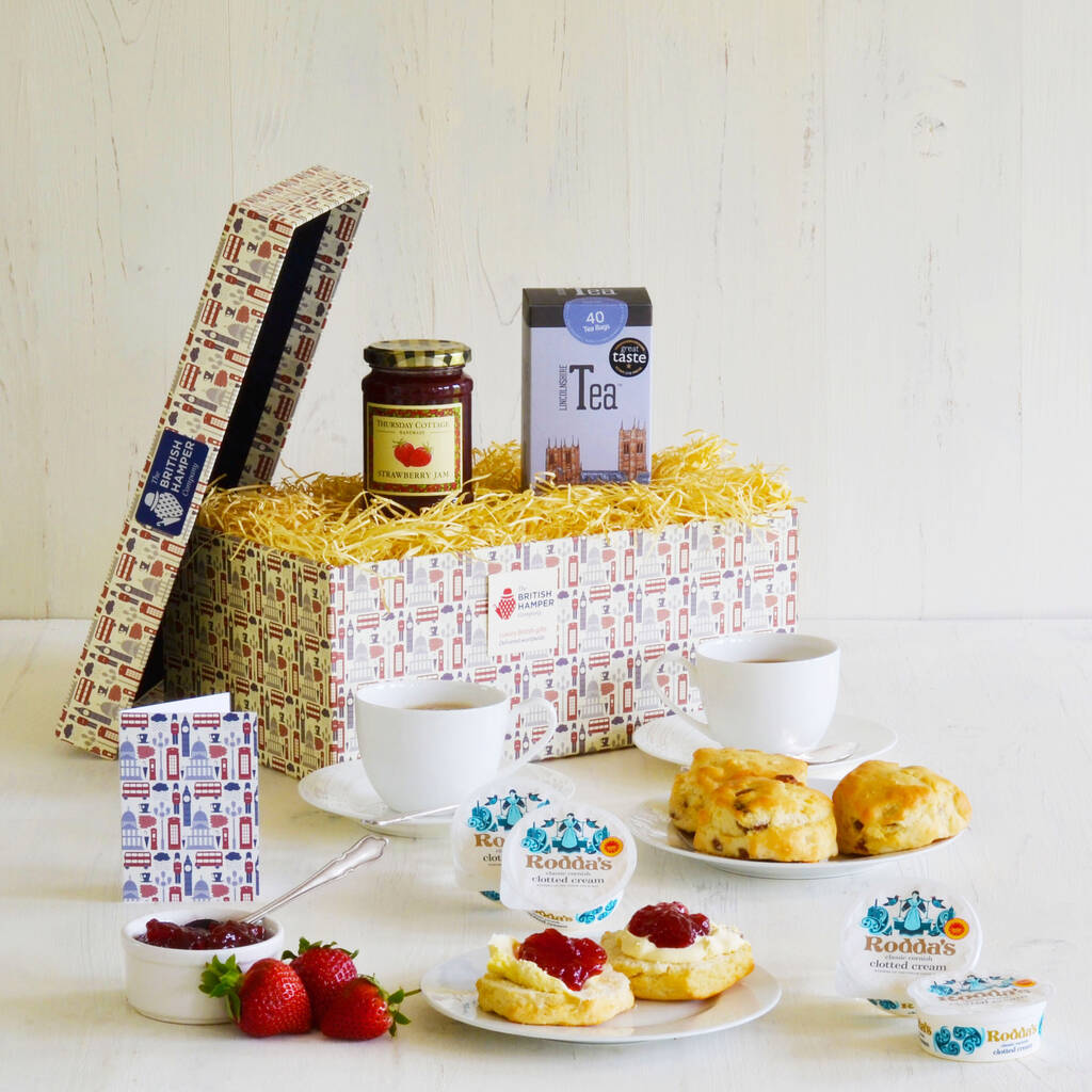Cream Tea For Two Hamper By The British Hamper Company