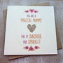 Magical Mummy Rose Gold Glitter Heart Birthday Card, thumbnail 1 of 4
