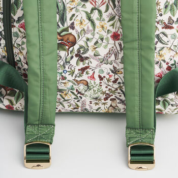 Green Garden Floral Buckle Backpack, 4 of 5