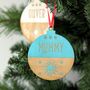 Personalised Colourful Bauble Decoration, thumbnail 1 of 10