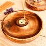 Handmade Mango Wood Incense Stick And Cone Holder Buddha, thumbnail 4 of 5
