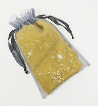 Splatter Personalised Foil Scarf, 2 of 12