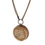Engraved Bronze Compass Necklace Gift, thumbnail 7 of 12