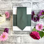 Spruce Textured Wedding Tie Set, thumbnail 5 of 6