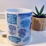 Emergency Dad Jokes Mug – Funny Gift For Him Dad, thumbnail 2 of 5