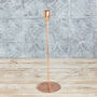 G Decor Aldwin Set Of Three Rose Gold Candle Holders, thumbnail 4 of 6