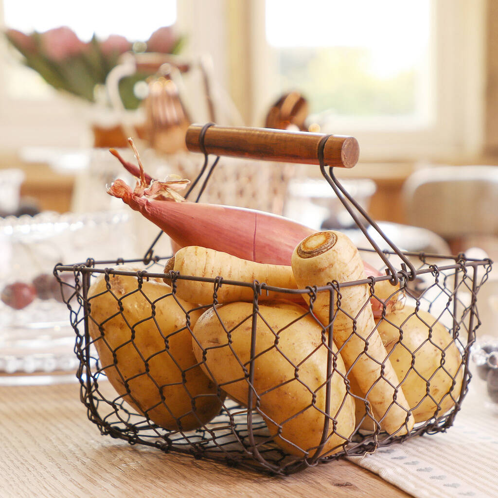 Vintage Garden Veg Trug Basket, 1 of 4