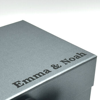 Personalised Anniversary Gift Box With Magnetic Closure, 4 of 5