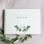 Personalised Blue Floral Wedding Guest Book, thumbnail 1 of 6