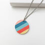 Florida Wooden Necklace, thumbnail 4 of 6