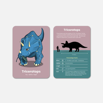 Learn Dinosaur Activity Flashcards, 3 of 8