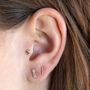 14 Carat Gold Skull Labret Stud Earring, thumbnail 1 of 7