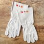 Personalised Embroidered Vegetable Gardening Gloves, thumbnail 1 of 5
