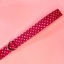 Pink Polka Dot Dog Collar And Lead/Leash Set, thumbnail 5 of 9