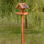 Personalised Verwood Slate Roof Bird Table, thumbnail 2 of 3