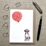 Personalised Schnoodle Dog Birthday Card, thumbnail 2 of 4