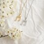 Music Note Charm Necklace With Birthstone, thumbnail 9 of 9