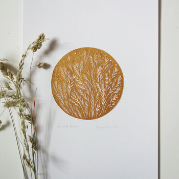 'Harvest Moon' Handmade Papercut Artwork, 4 of 5