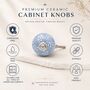 Skydew Speckled Round Shaped Ceramic Knob, thumbnail 7 of 8
