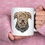 Personalised Airedale Terrier Mug For Dog Mum Gift, thumbnail 1 of 10