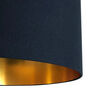 Deep Space Navy Lampshade With Copper Or Gold Foil Lining, thumbnail 3 of 5