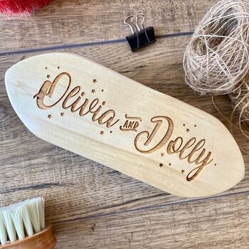 Personalised Names And Stars Dandy Brush, 3 of 4