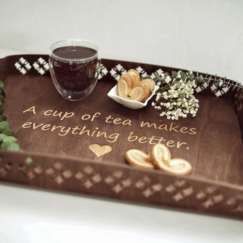 Personalised Handcrafted Serving Tray, 3 of 4