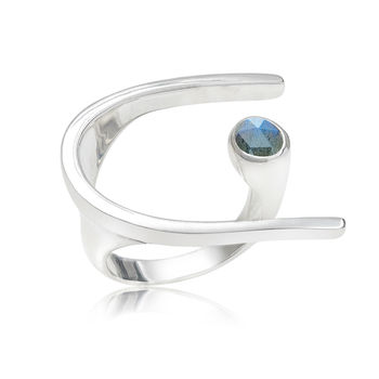 Sterling Silver Lunaria Ring, 4 of 7