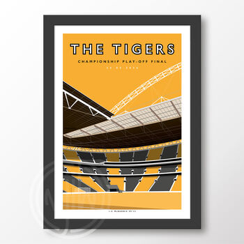 Hull City The Tigers Wembley 2026 Poster, 6 of 6