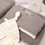 Little Star Baby Shower Unisex Grey Gift Box, thumbnail 7 of 12