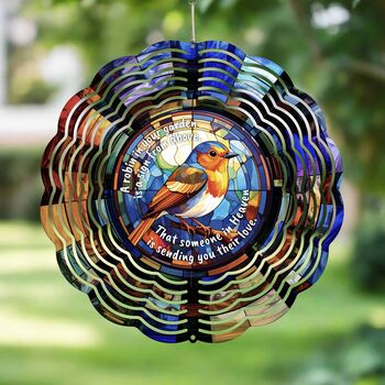 Memorial Robin Wind Spinner, 3 of 9
