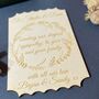 Personalised Wooden Condolence Keepsake Plaque, thumbnail 4 of 12