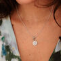 Sterling Silver Number 18 Charm Necklace, thumbnail 1 of 5