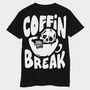 Coffin Break Men's Halloween T Shirt, thumbnail 6 of 10