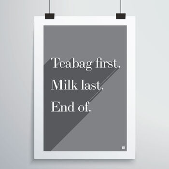 Teabag First Print, 11 of 12