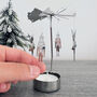 Christmas Nutcracker Rotating Carousel Tealight Holder, thumbnail 6 of 9