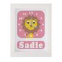 Personalised Childrens Lion Clock, thumbnail 9 of 10